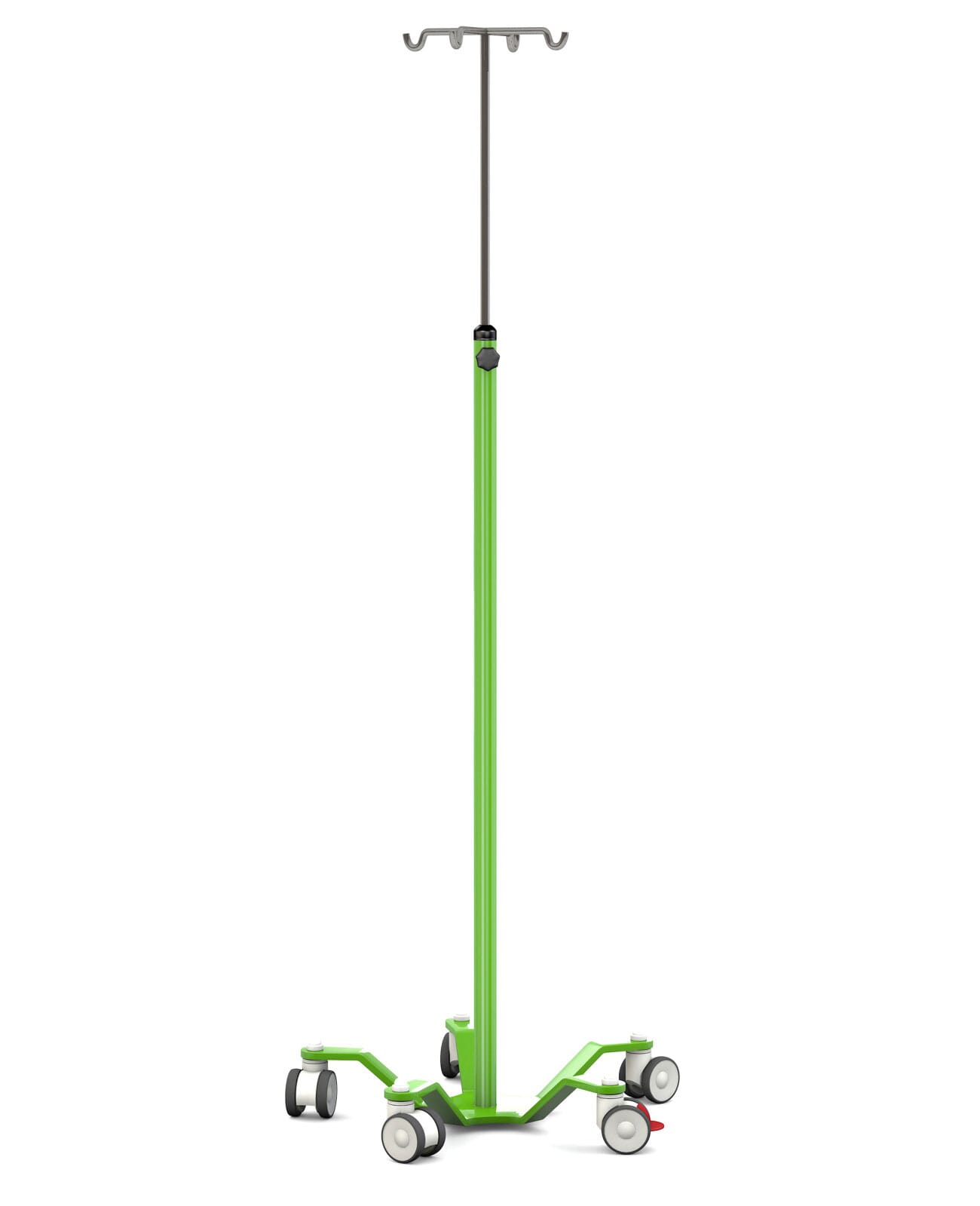 FW8002 Listing Infusion Pump Stand 4hook Green