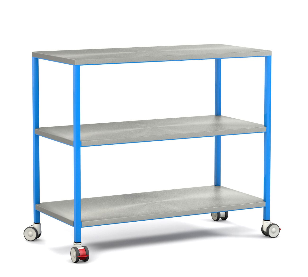 FW2902 3 Listing Dressing Cart 1000 3shelves Blue