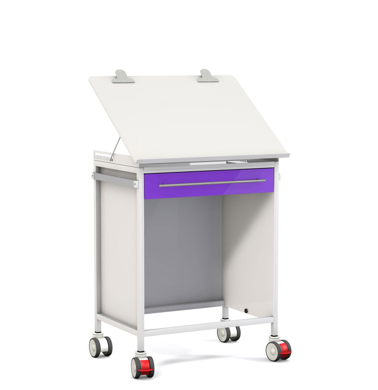 FW1112 Listing ChartWorkstation 700 1 drawer Purple