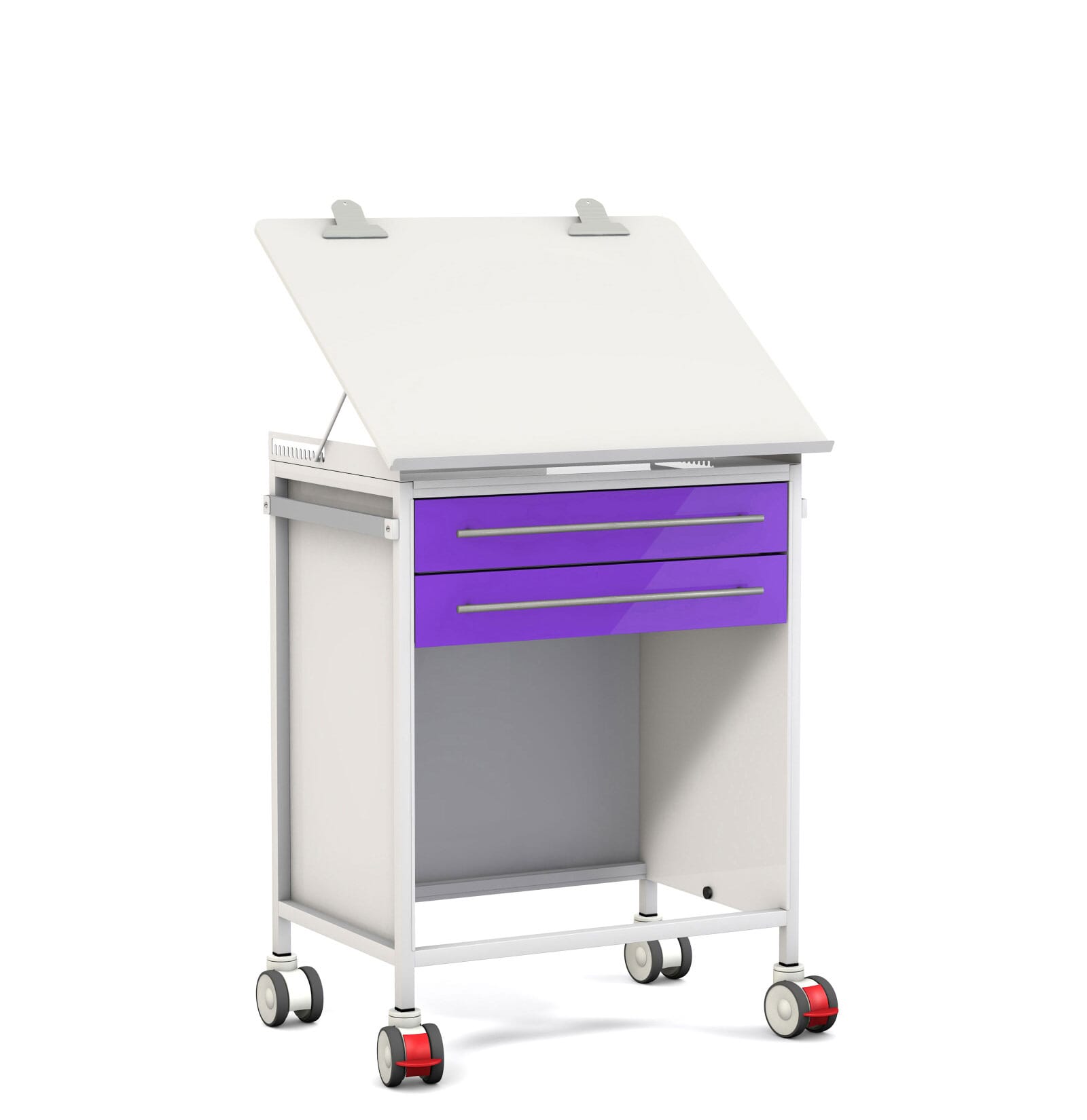 FW1114 Listing ChartWorkstation 700 2 drawer Purple