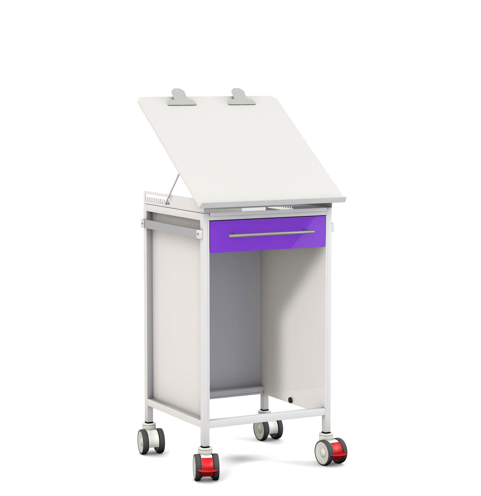 FW3420 6 Listing ChartWorkstation 500 1 drawer Purple