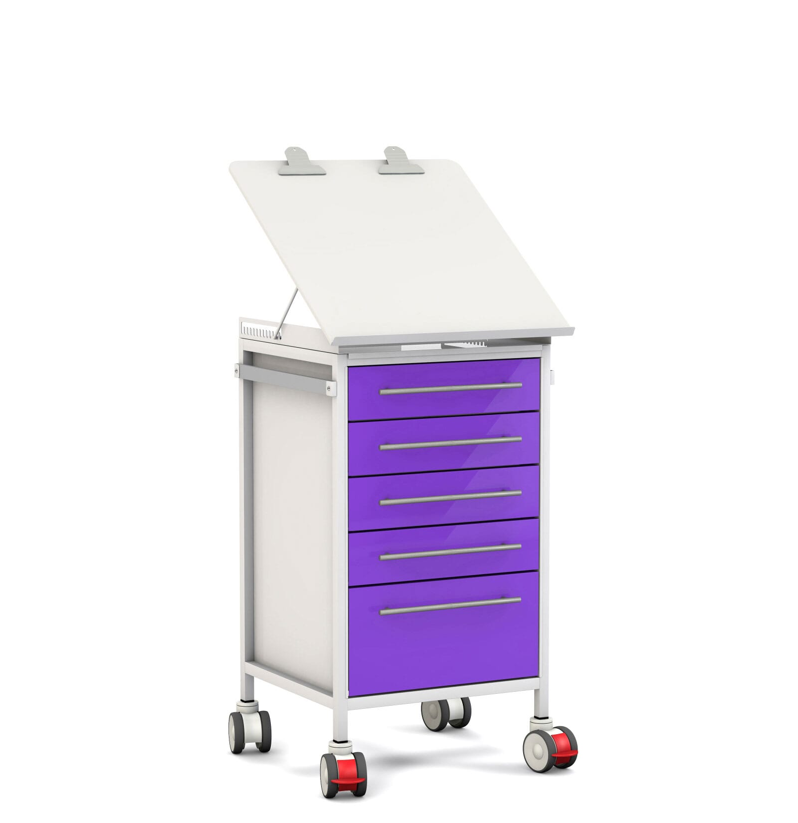 FW3450 6 Listing ChartWorkstation 500 5 drawer Purple