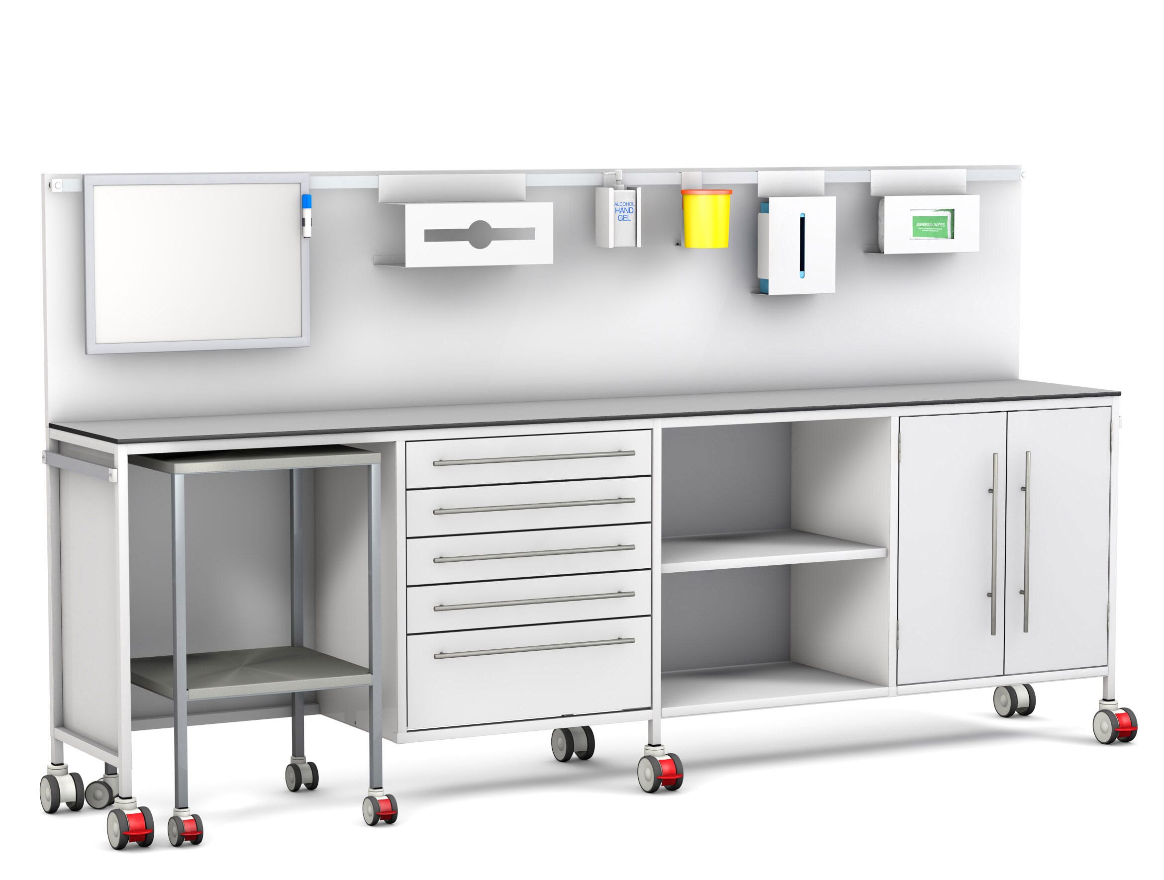 FW7000 Listing Quad D 1500H White