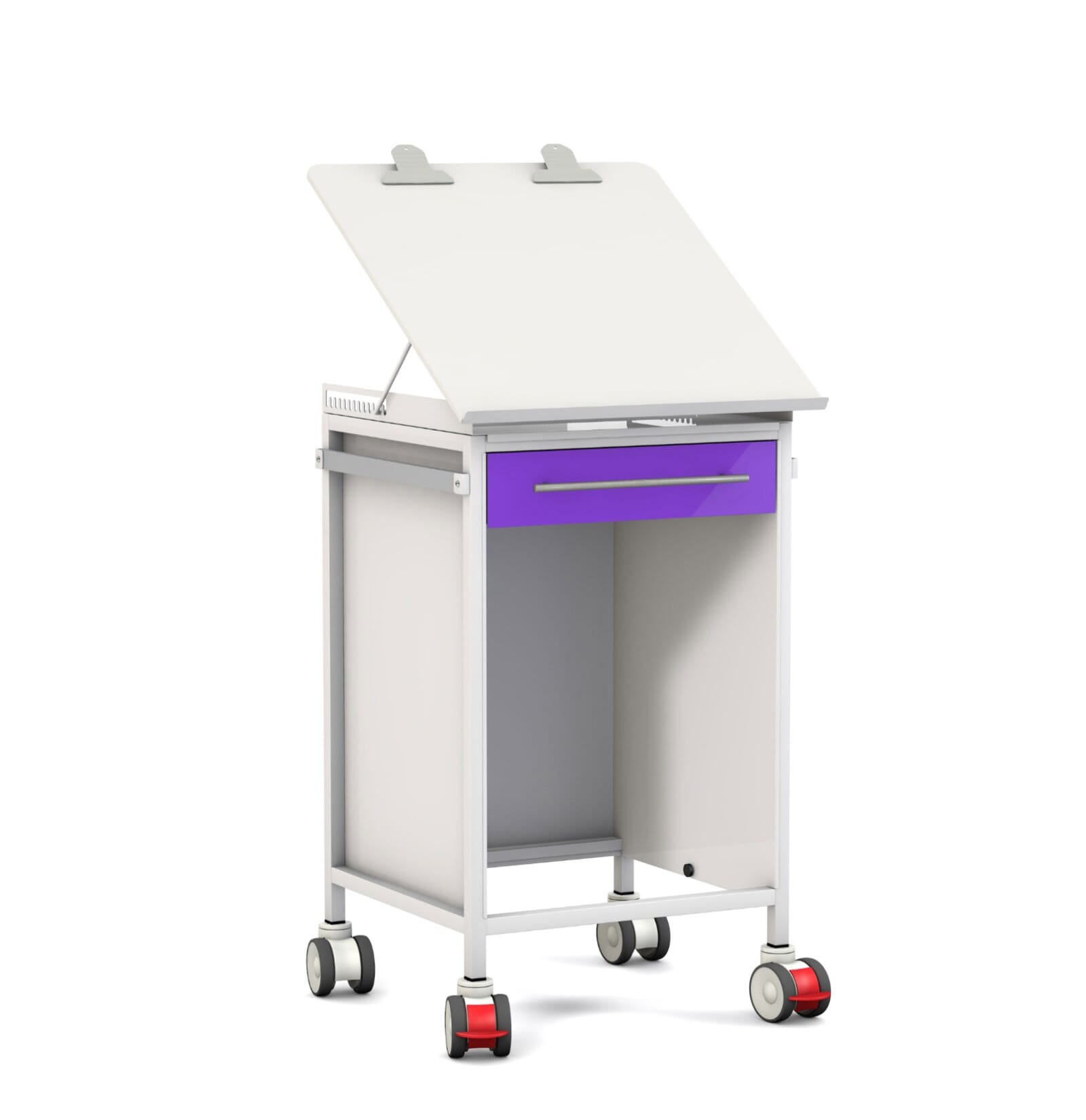 FW1112Listing ChartWorkstation 500 1 drawer Purple