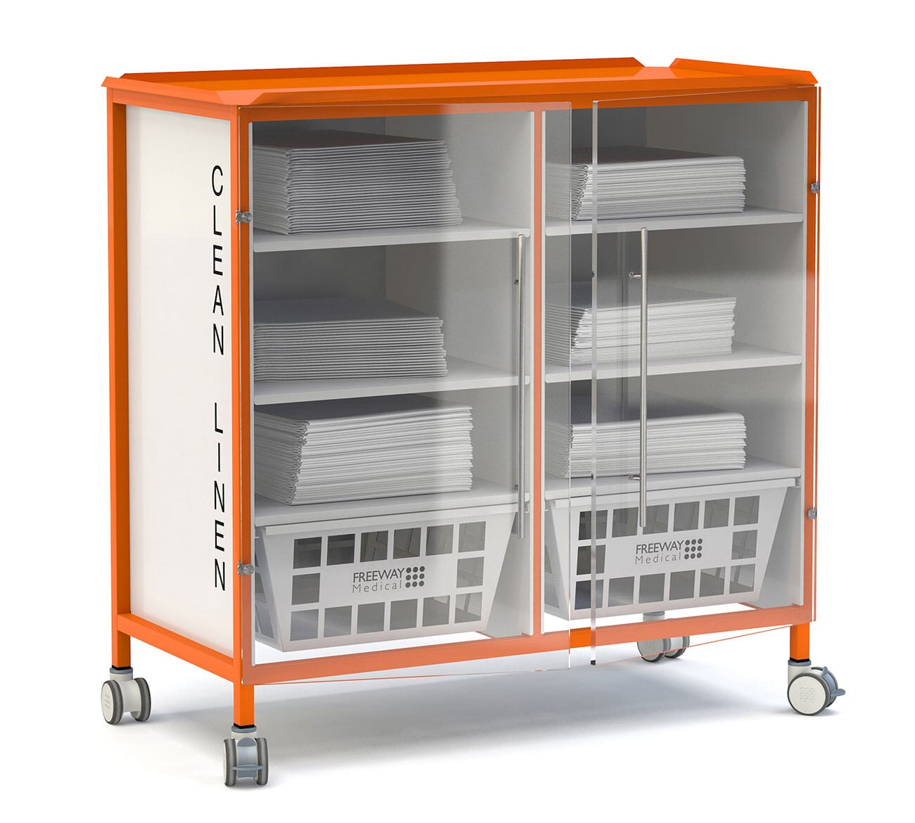 Clean Linen & Fluid Storage Carts | Freeway Medical